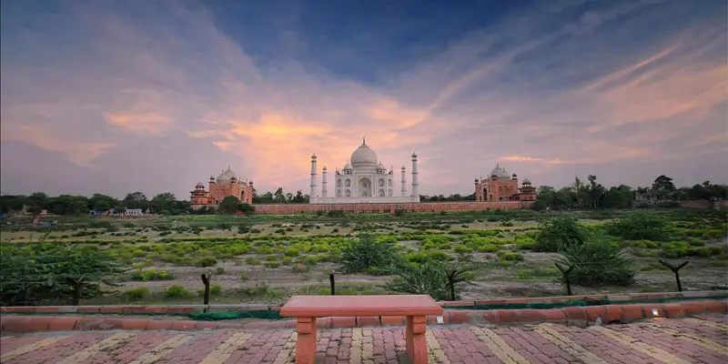 Mehtab Bagh at Sunset